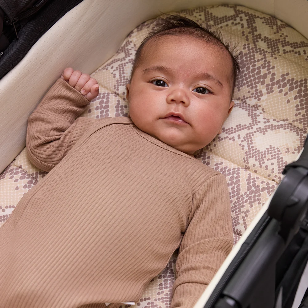 Almond Snake Universal Linen Bassinet Liner - Image 5