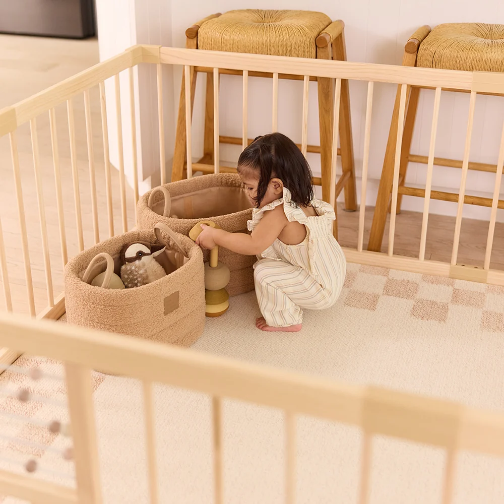 Natural Wooden Baby Play Pen - Image 11