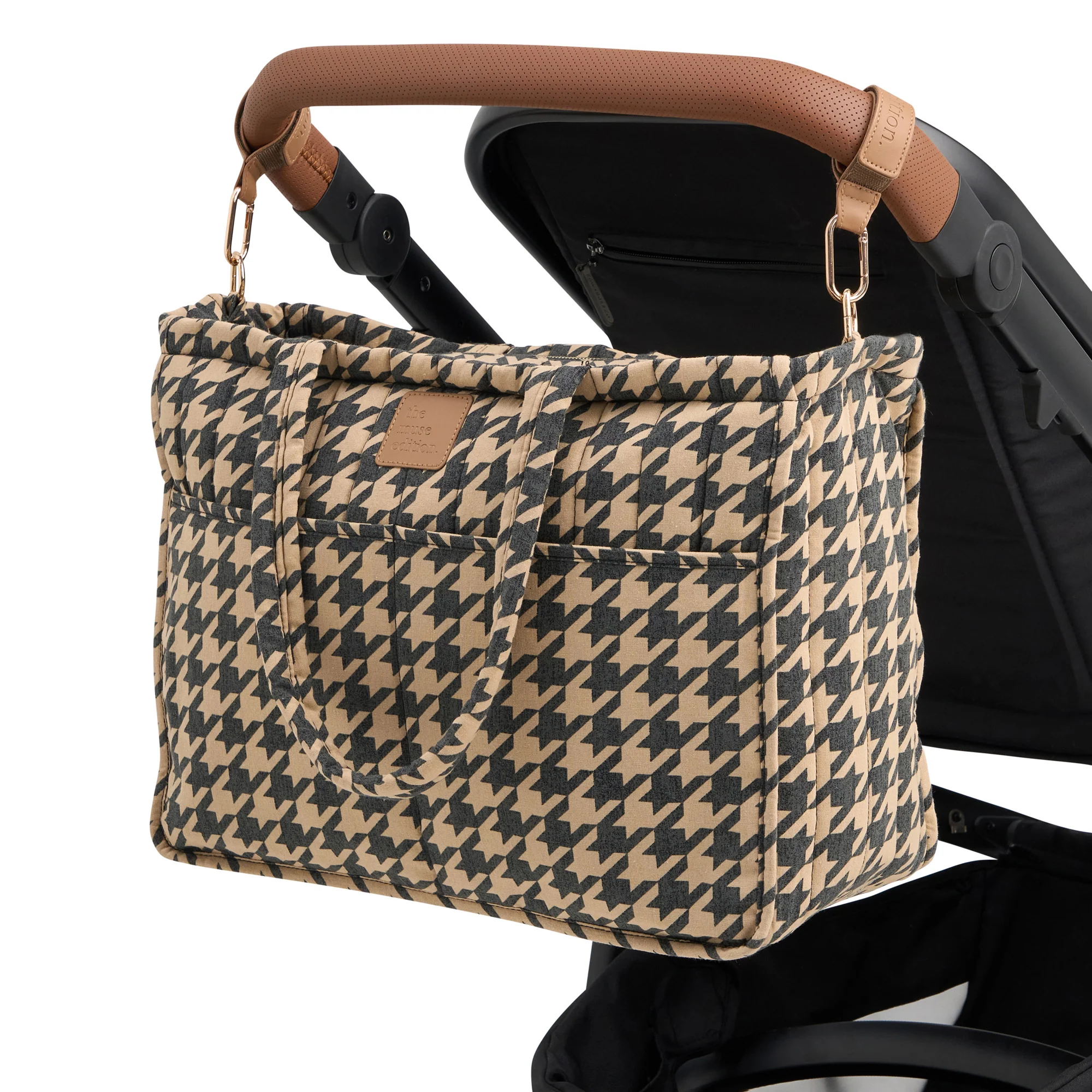 Black Houndstooth Muse Baby Bag - Image 6