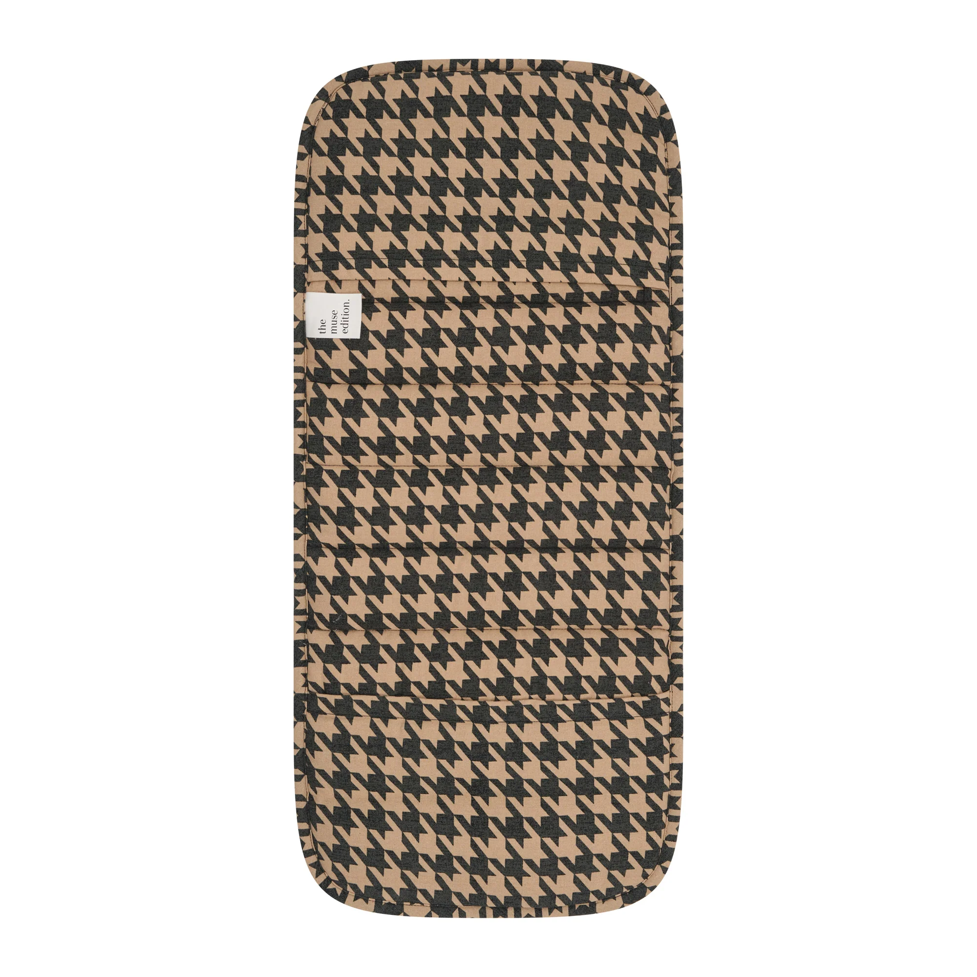 Black Houndstooth Universal Linen Bassinet Liner - Image 7