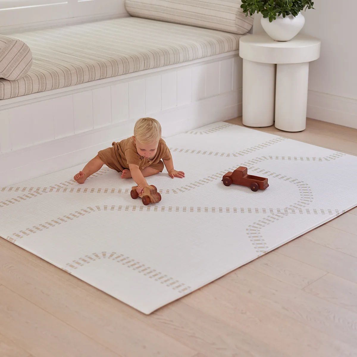 Large Foam Play Mat - Honey Border/Rail - Image 3