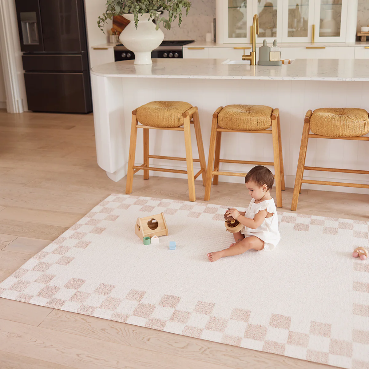 Large Foam Play Mat - Honey Border/Rail - Image 7