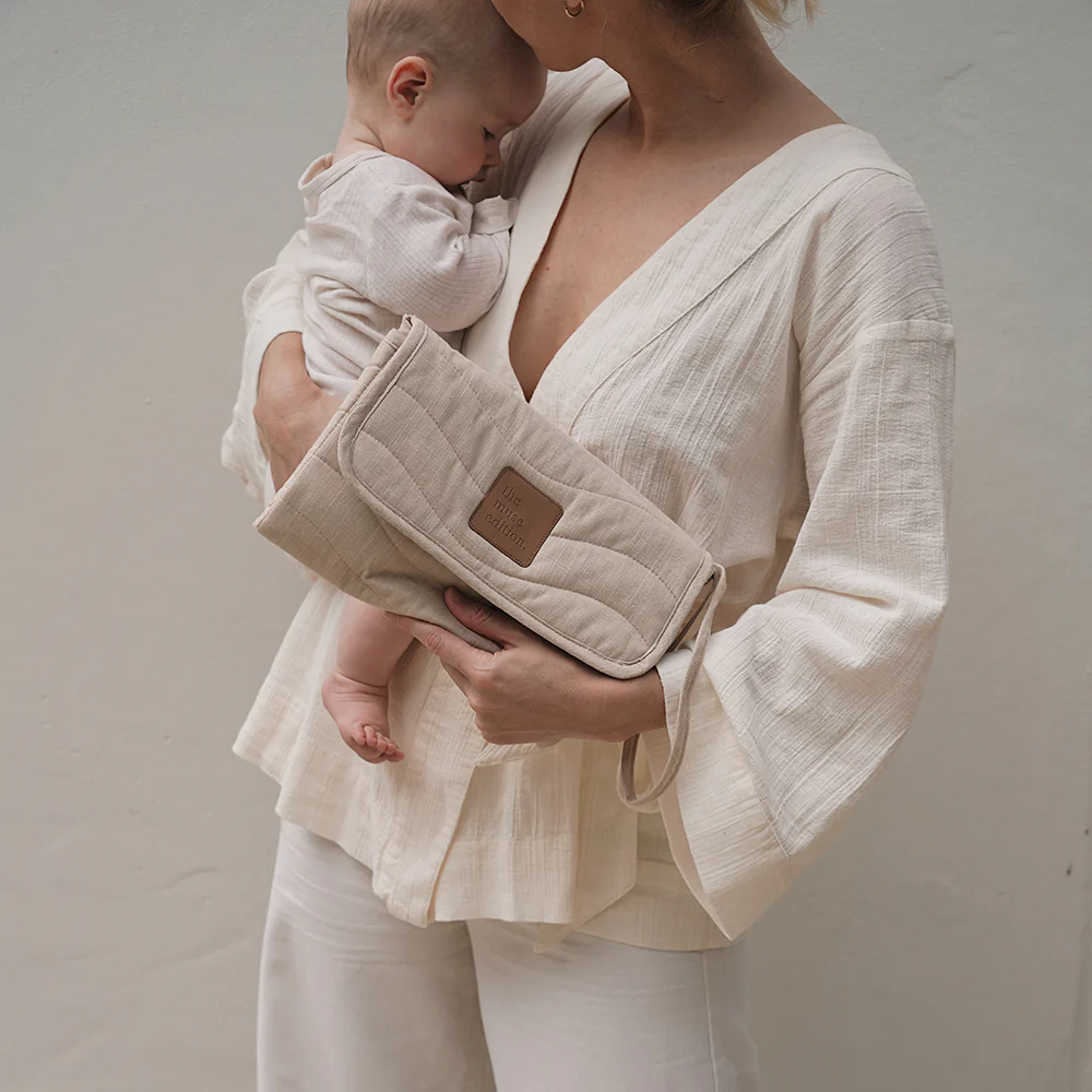 Natural Linen Change Mat - Image 5