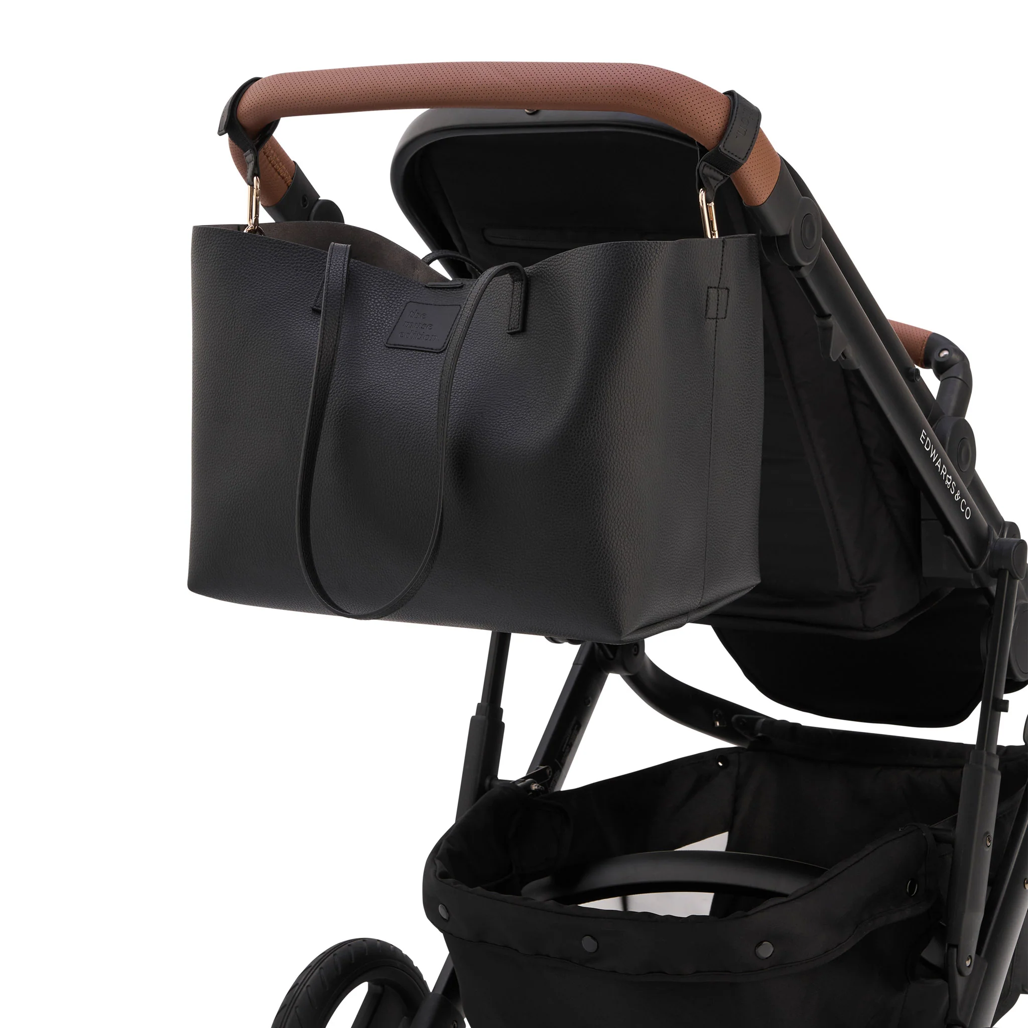 Noir Luxe Duo Baby Bag - Image 4