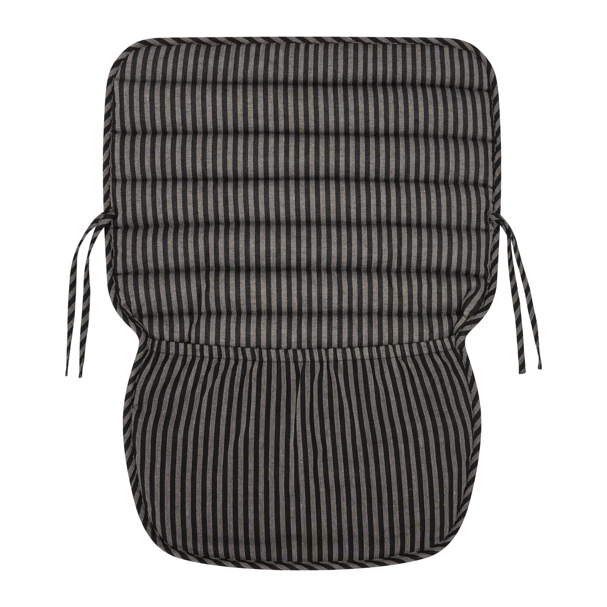 Noir Stripe Linen Pram Cosy - Image 6