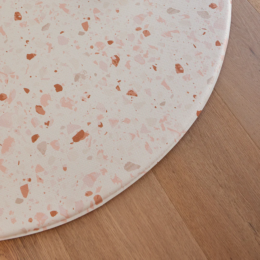Round Foam Play Mat - Blush Terrazzo/Arch - Image 10