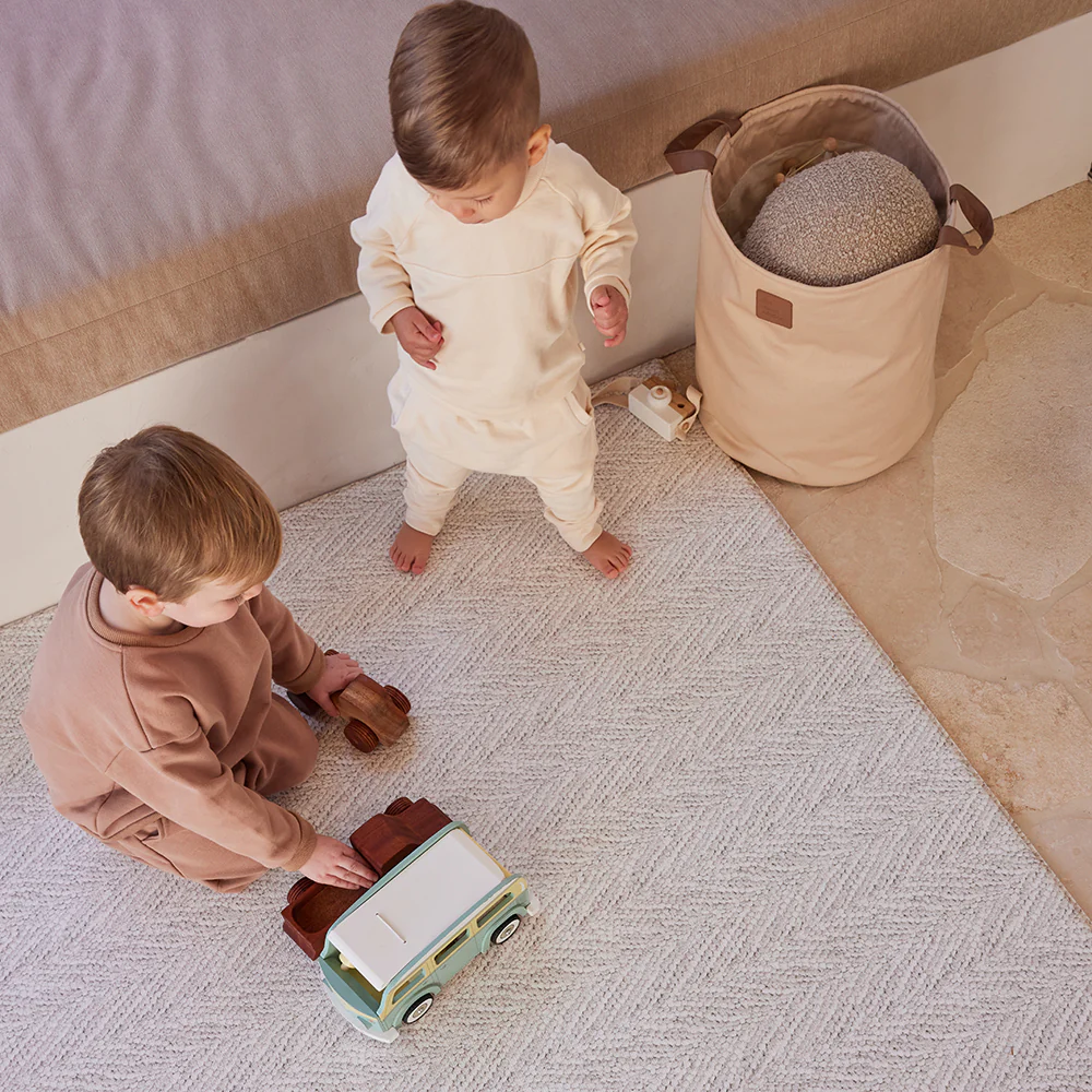 Large Foam Play Mat - Travertine/Herringbone - Image 13