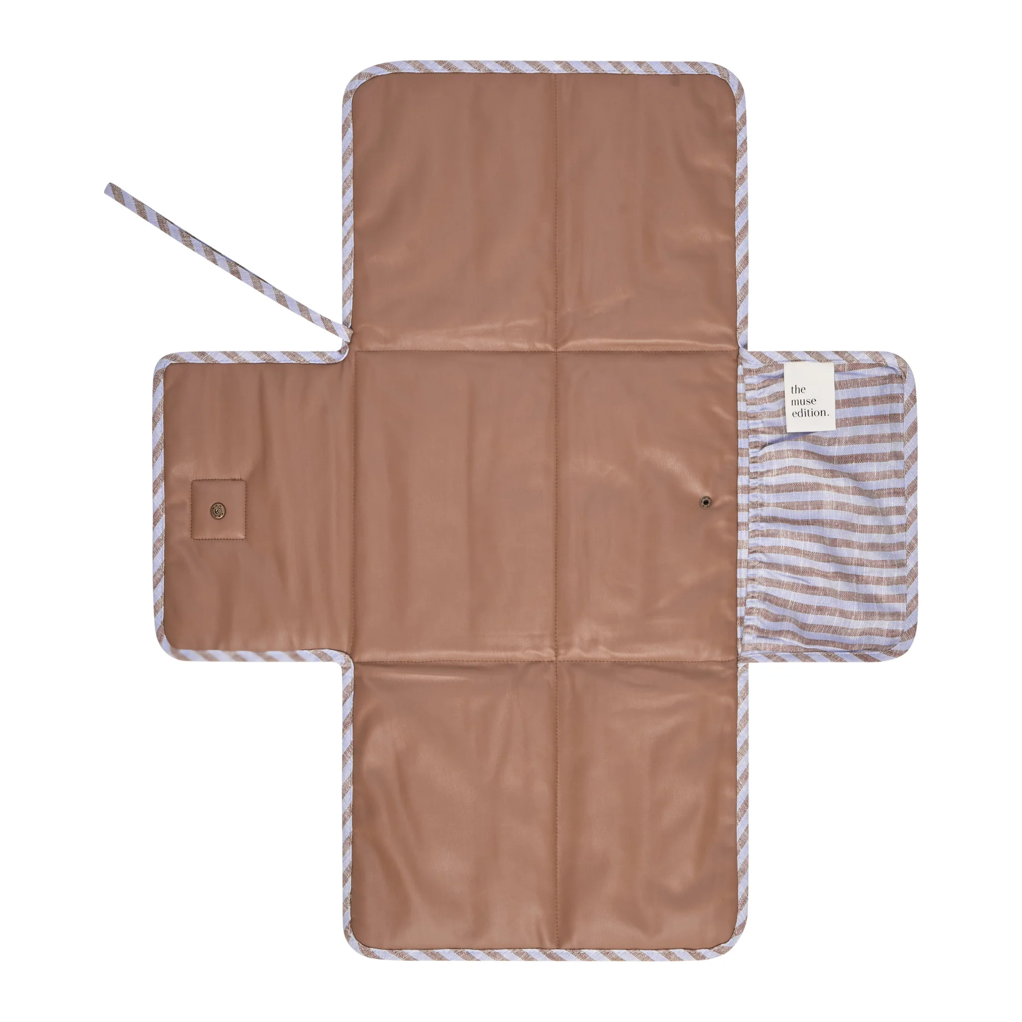 Sorano Stripe Linen Change Mat - Image 4