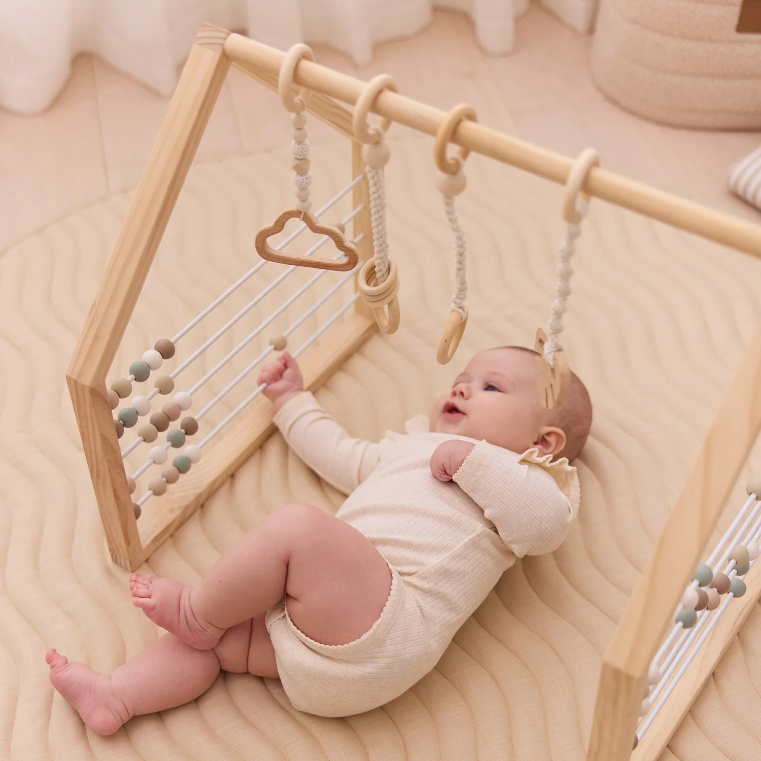 Wooden Play Gym Set - Image 6